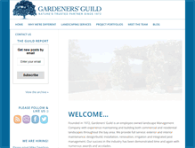 Tablet Screenshot of gardenersguild.com